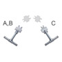 Universal-Montageschlüssel für Knaggenteile Storz A, B, C